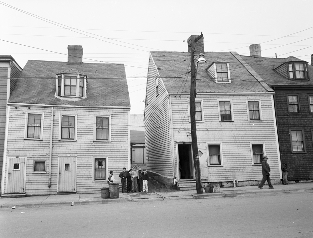 OLD Black and White Pictures of Halifax, Nova Scotia, Newly Constructed  Hydrostone Shopping Area .