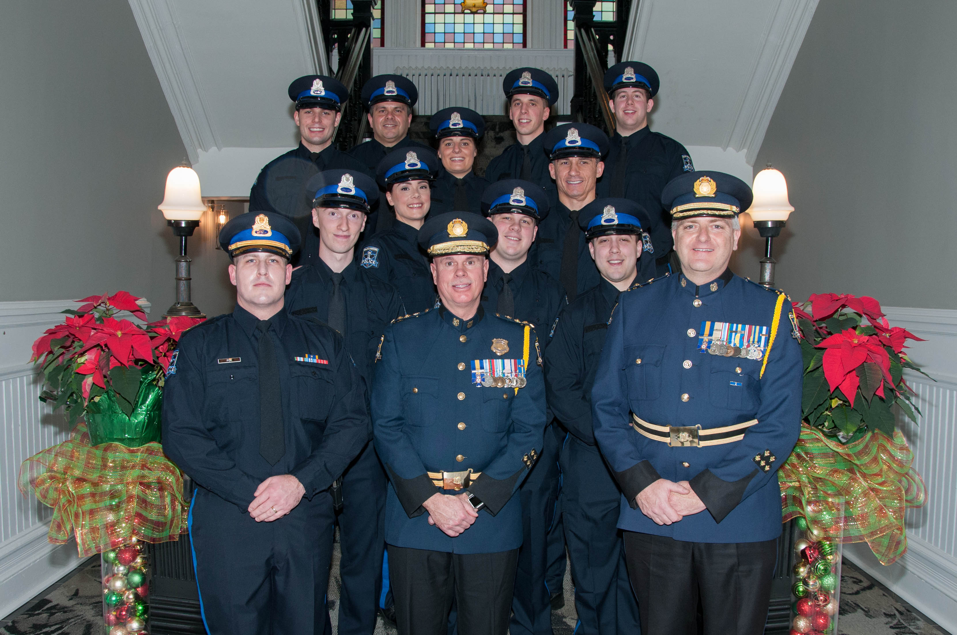 Note: Attached is a picture of our newly-minted officers from this morning's ceremony.