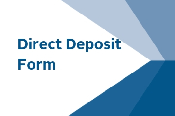 Direct Deposit Form