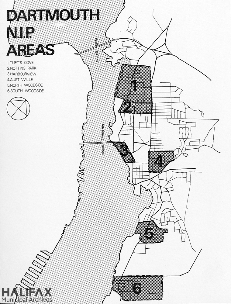Map of the NIP areas