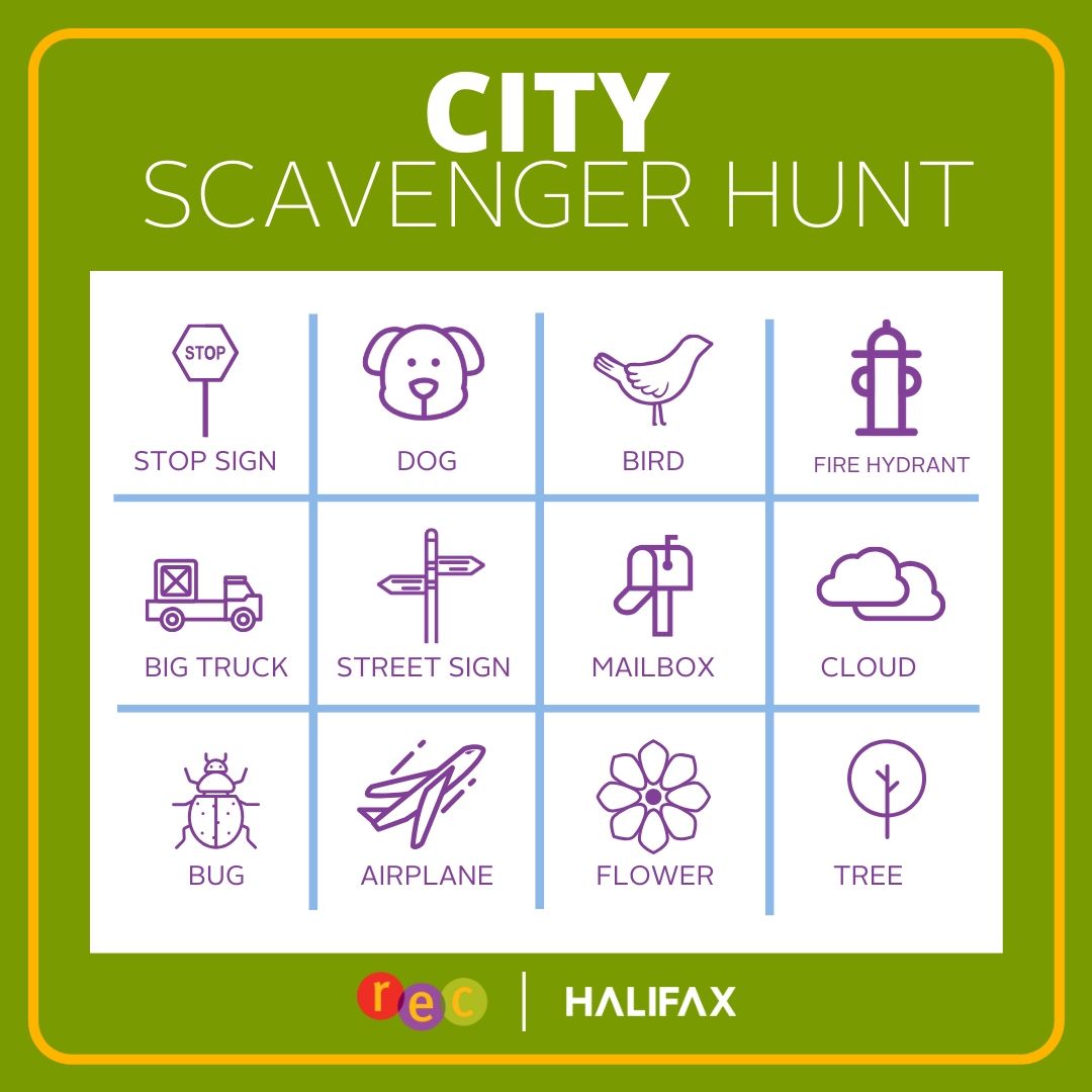 Rec at Home | City Scavenger Hunt