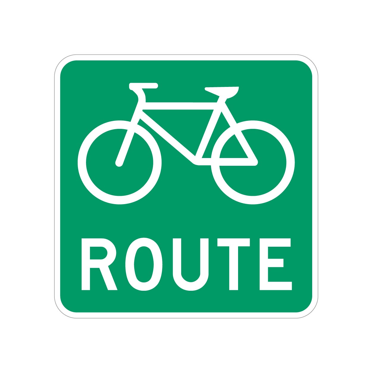 Bicycle Route Sign