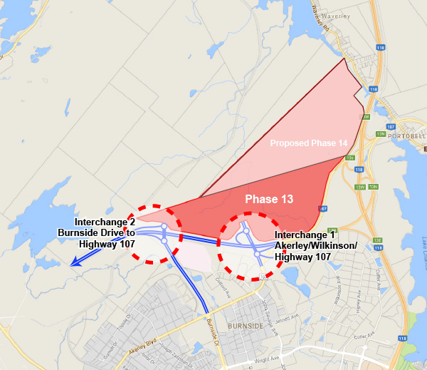 Location Plan of Burnside Park Phase 13