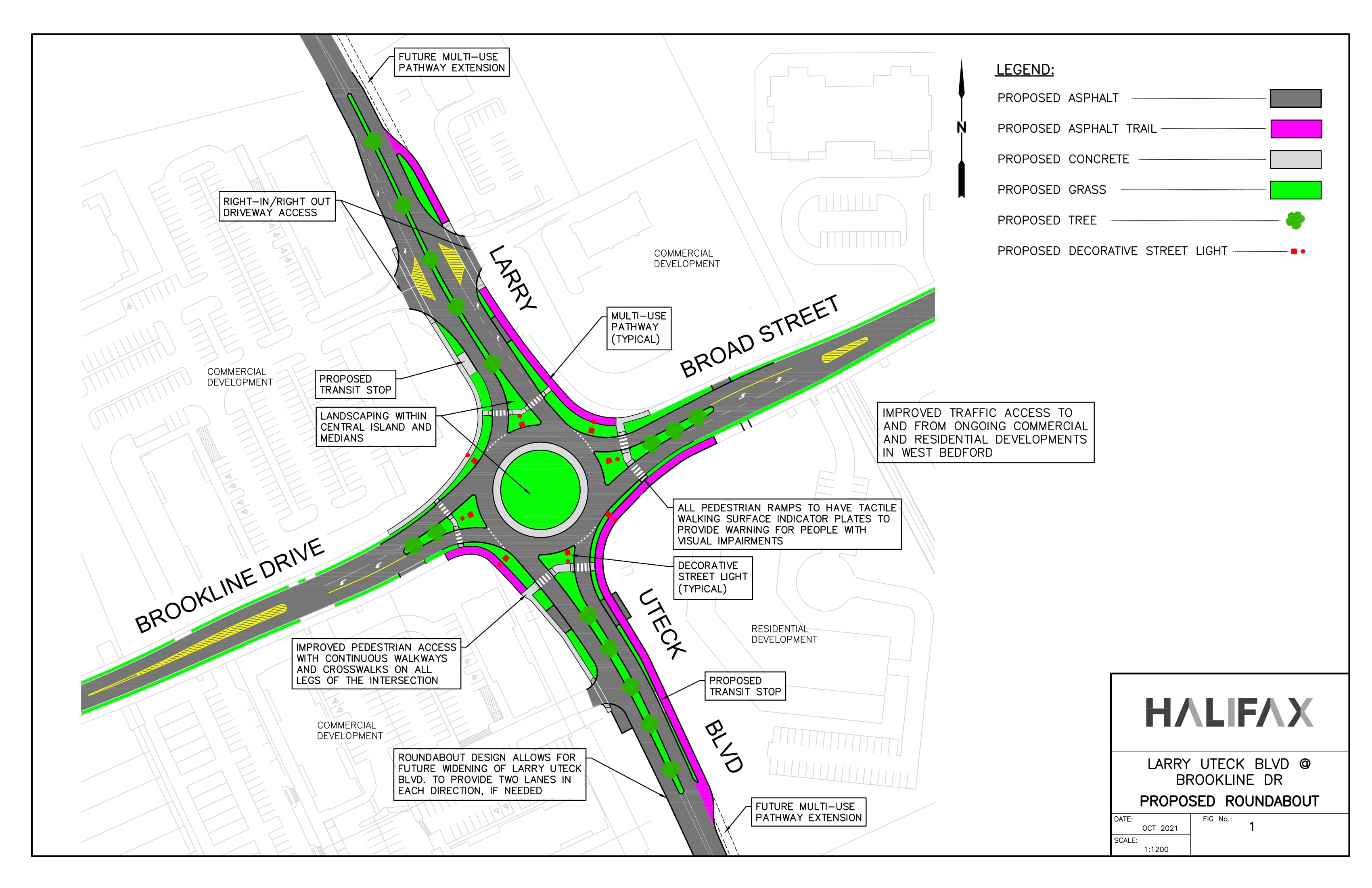 A map of the development.