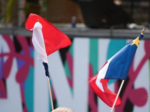 Two Acadian Flags