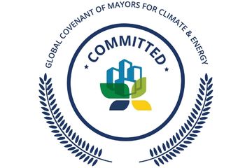 Compliance badge from the Global Covenant of Mayors For Climate & Energy