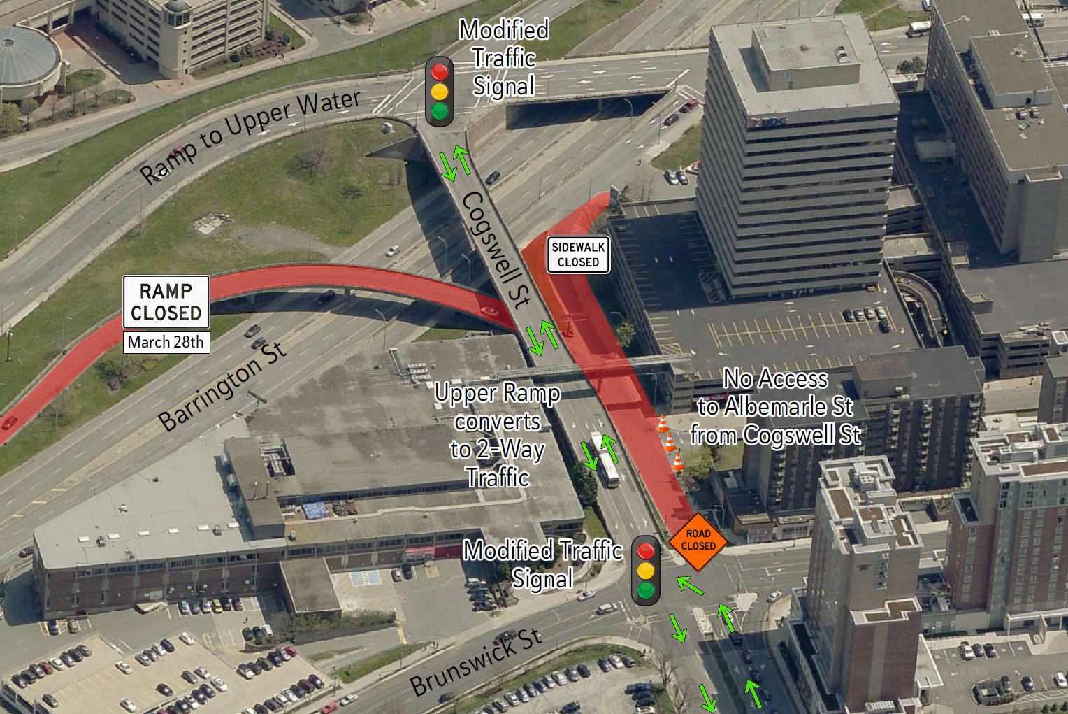 Cogswell Street - closure