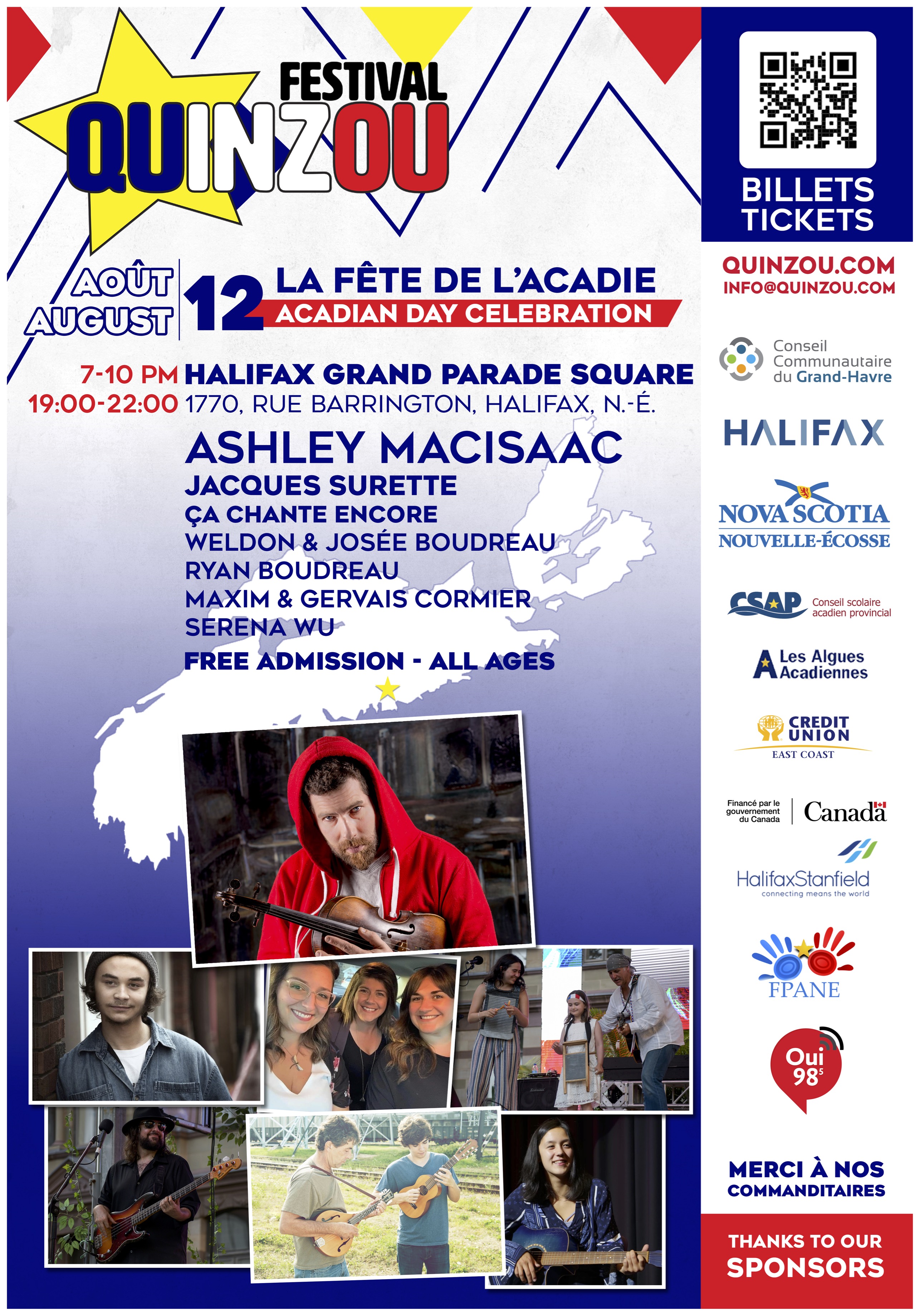 Poster for the Quinzou Halifax 2022