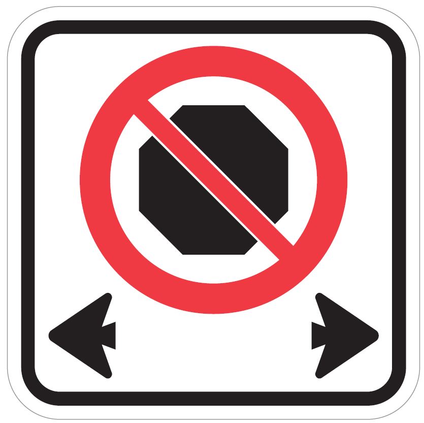 No stopping sign image