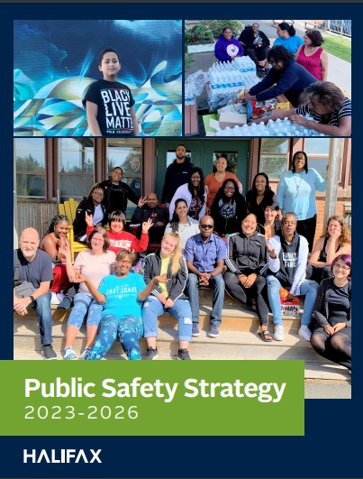 a collage of images showing a group of people on the front steps of a building, another group of volunteers at a community event and  a young boy in front of a building that has graffiti art painted on the wall