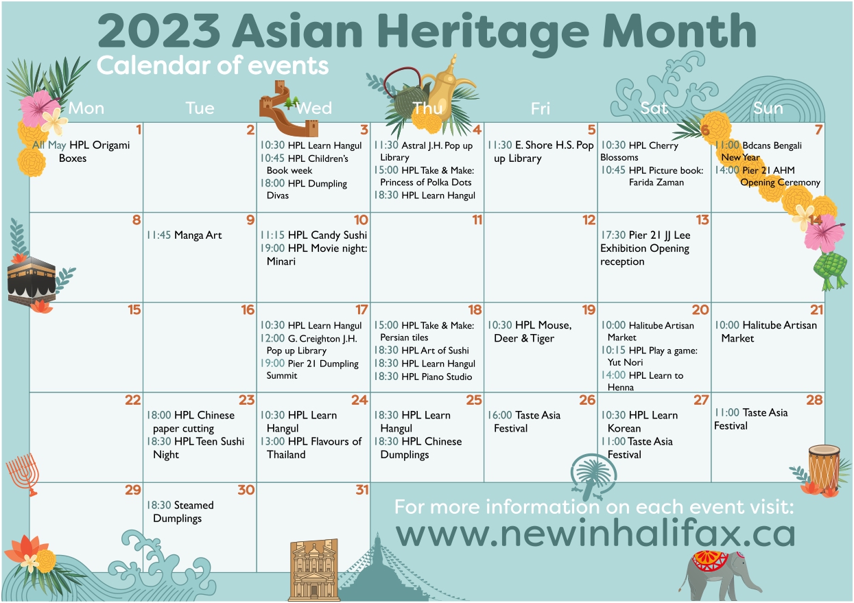 2023 Asian Heritage Month Event Calendar