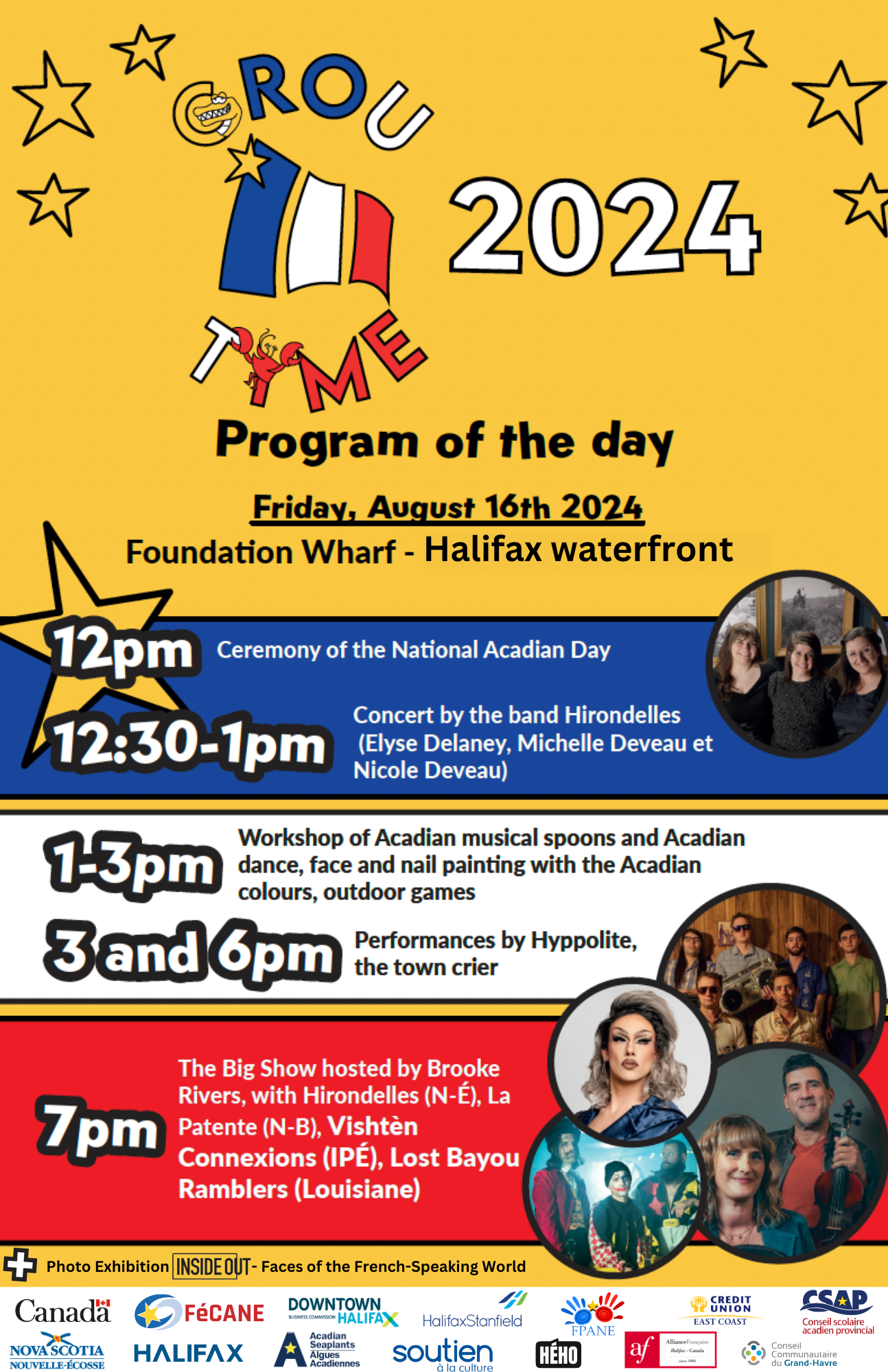 Program of Festival Grou Tyme 2024 in Halifax