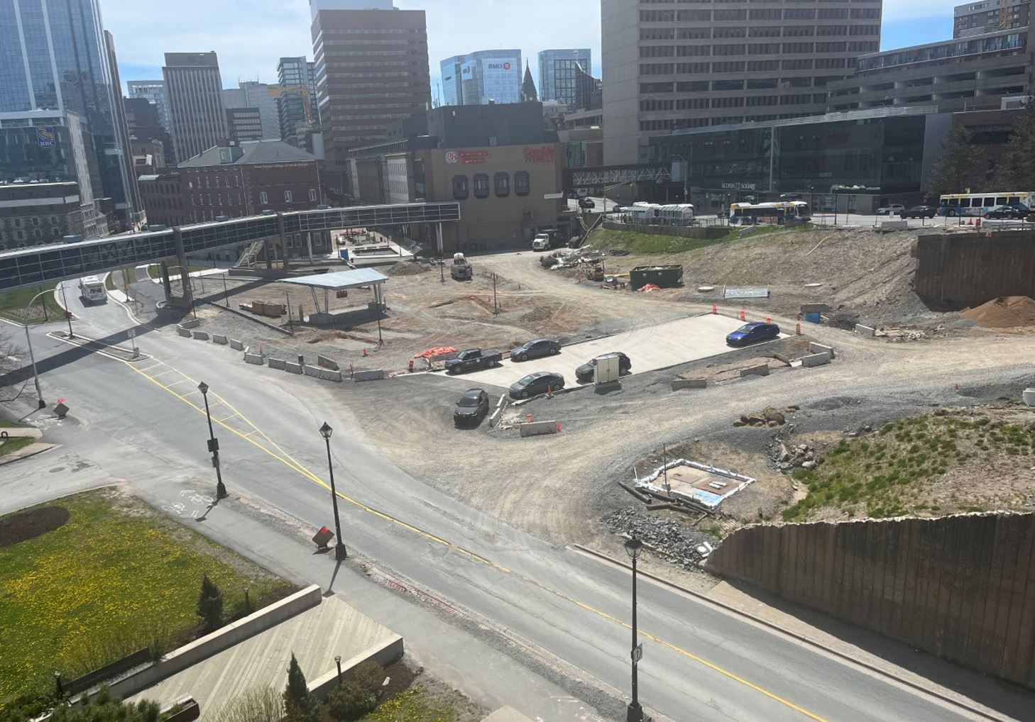 View of the Cogswell District, facing south