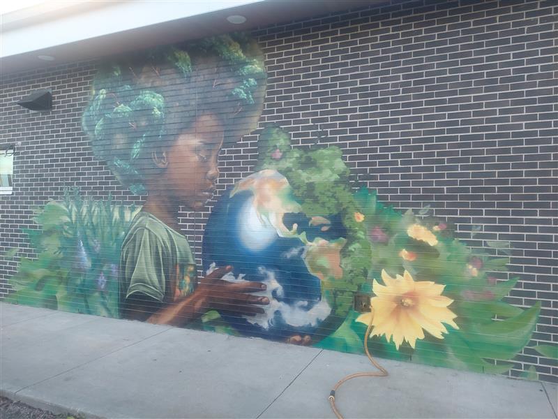 Hope Blooms mural