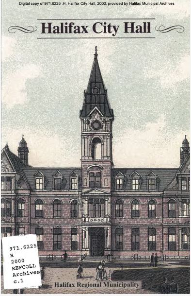 Cover of Halifax City Hall booklet