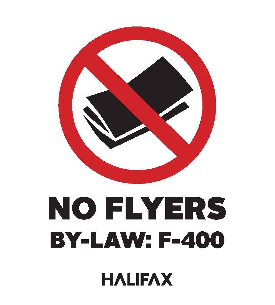 no flyers sign