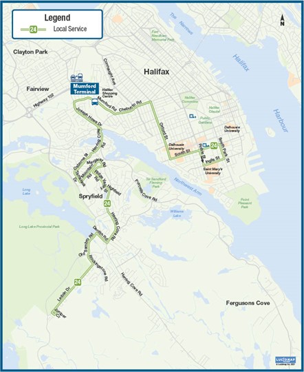 Route 24 Map