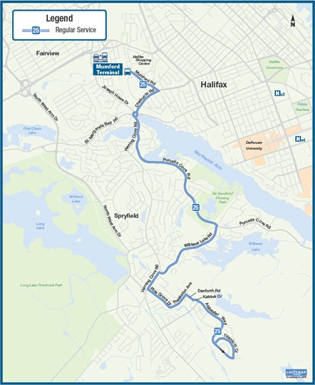 Route 25 Map