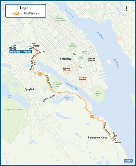 Route 415 Map