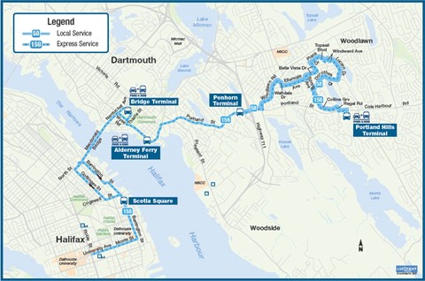 Route 158 Map