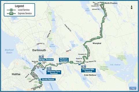 Route 161 Map