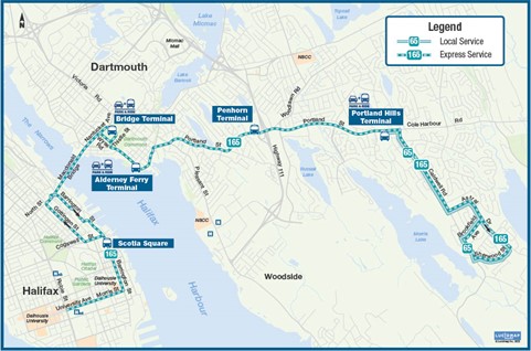 Route 165 Map