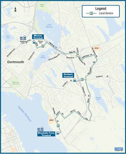 Route 67 Map