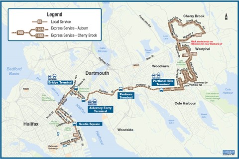 Route 168 Map