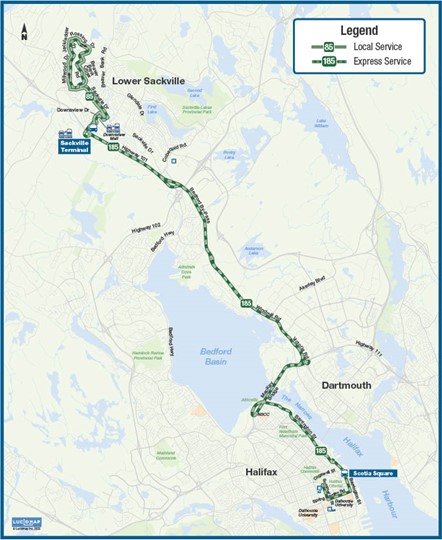 Route 85 Map