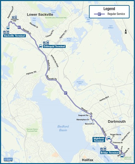 Route 87 Map