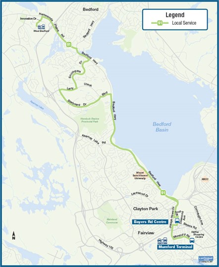 Route 91 Map