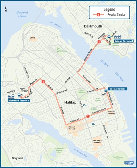 Route 1 Map