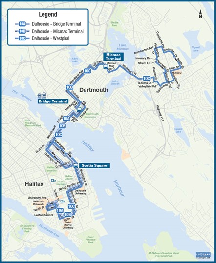 Route 10 Map