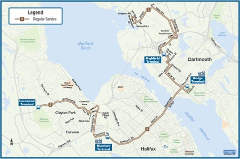 Route 3 Map