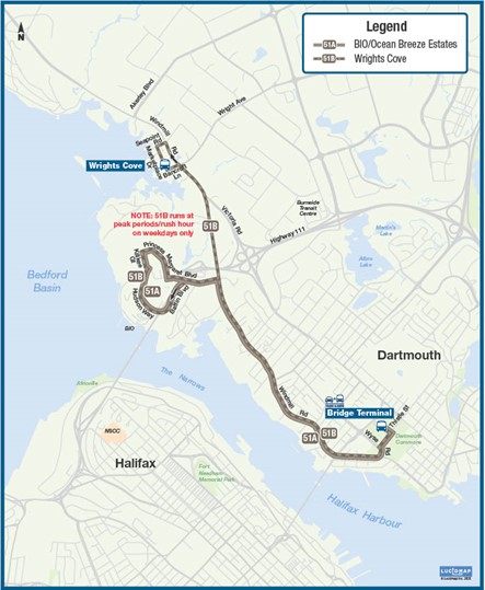 Route 51 Map