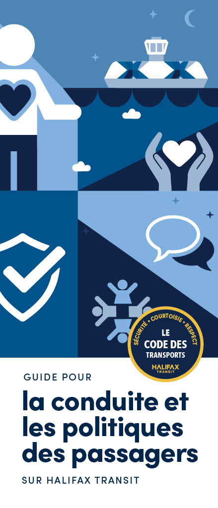 Front cover of the French version of The Transit Code booklet.