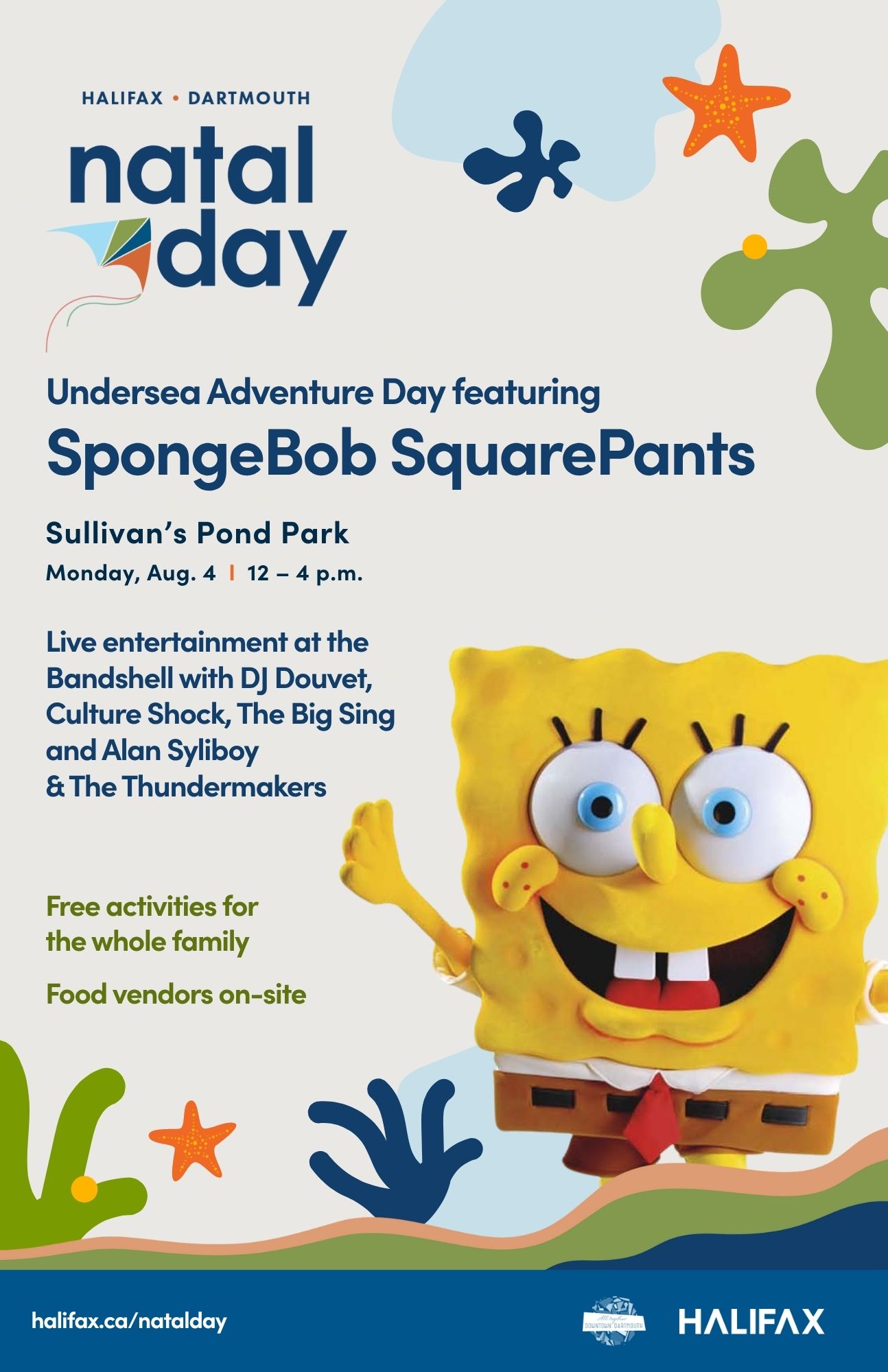 Undersea Adventure Day featuring SpongeBob SquarePants poster