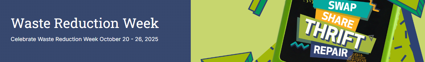 waste reduction week banner
