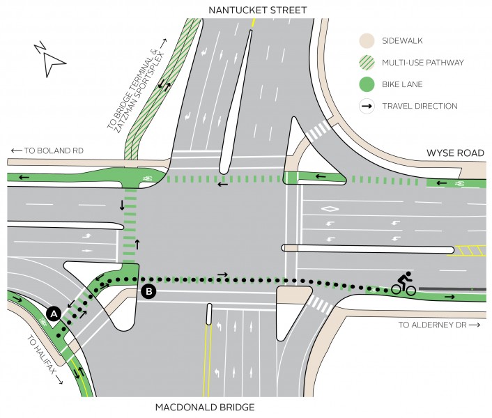 Wyse Road Bike Lanes 