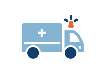 Graphic of an ambulance