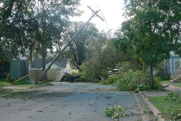 power lines down from hurricane juan