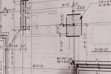 Picture of construction plans