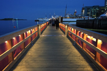 Seabridge at night