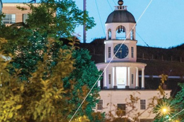 Image of the clock tower on Citadel Hill as the cover of the Strategic Priorities Plan