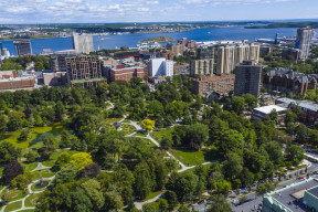 Aerial view of Downtown Halifax