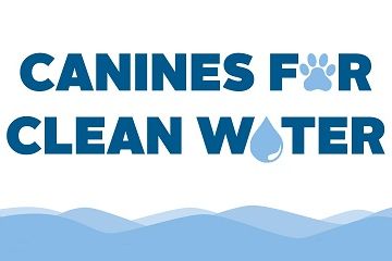 Canines for clean water word mark