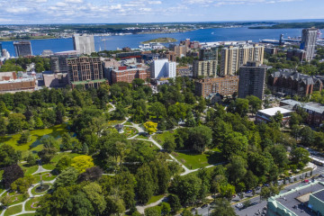 Aerial photo of downtown Halifax