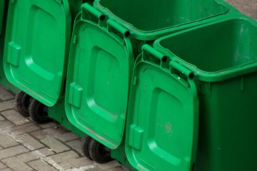 decorative image of green carts